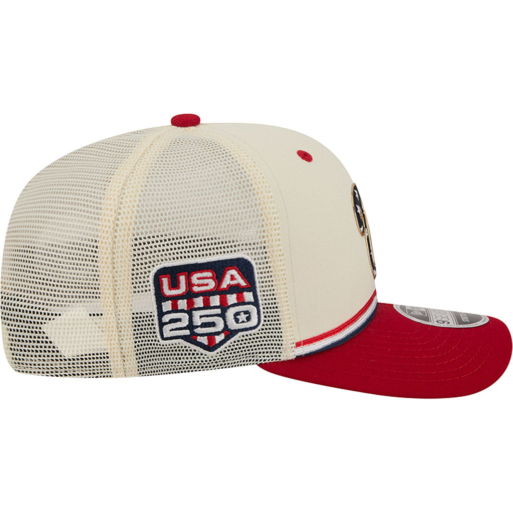 MLB Washington Nationals New Era 2026 4th of July 9SEVENTY Stretch Snapback Hat - Cream