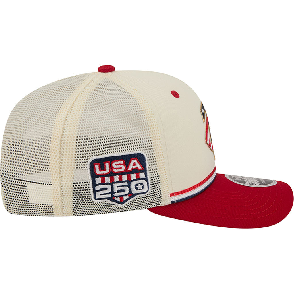 MLB Minnesota Twins New Era 2026 4th of July 9SEVENTY Stretch Snapback Hat - Cream