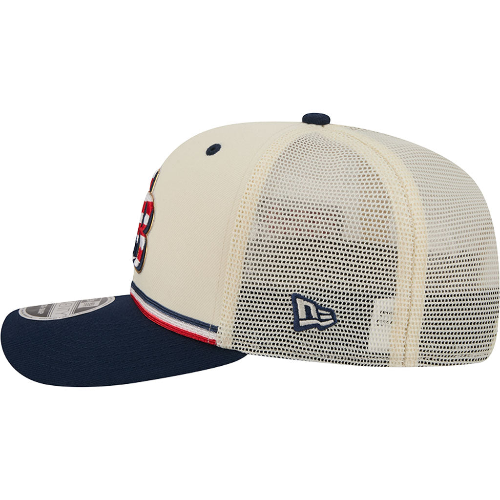 MLB Tampa Bay Rays New Era 2026 4th of July 9SEVENTY Stretch Snapback Hat - Cream
