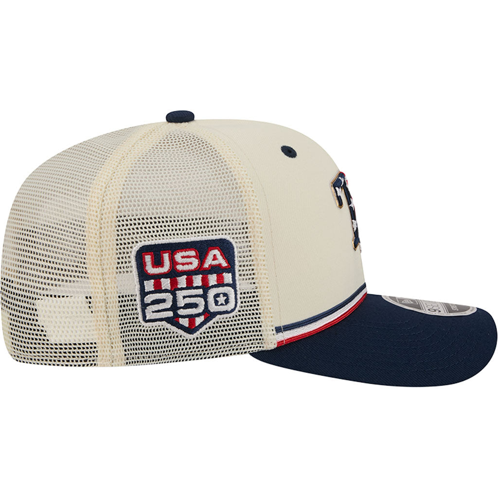 MLB Tampa Bay Rays New Era 2026 4th of July 9SEVENTY Stretch Snapback Hat - Cream