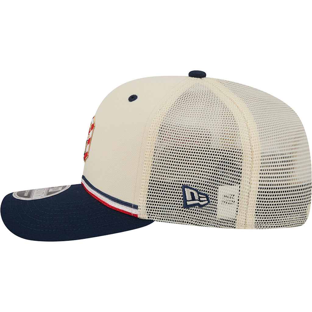 MLB Detroit Tigers New Era 2026 4th of July 9SEVENTY Stretch Snapback Hat - Cream