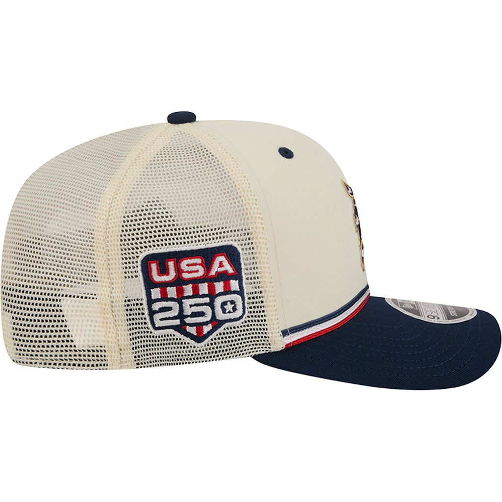 MLB Detroit Tigers New Era 2026 4th of July 9SEVENTY Stretch Snapback Hat - Cream