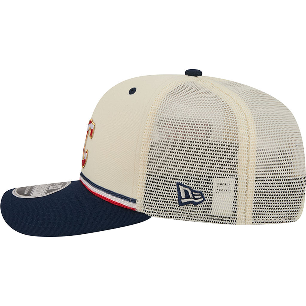 MLB Kansas City Royals New Era 2026 4th of July 9SEVENTY Stretch Snapback Hat - Cream