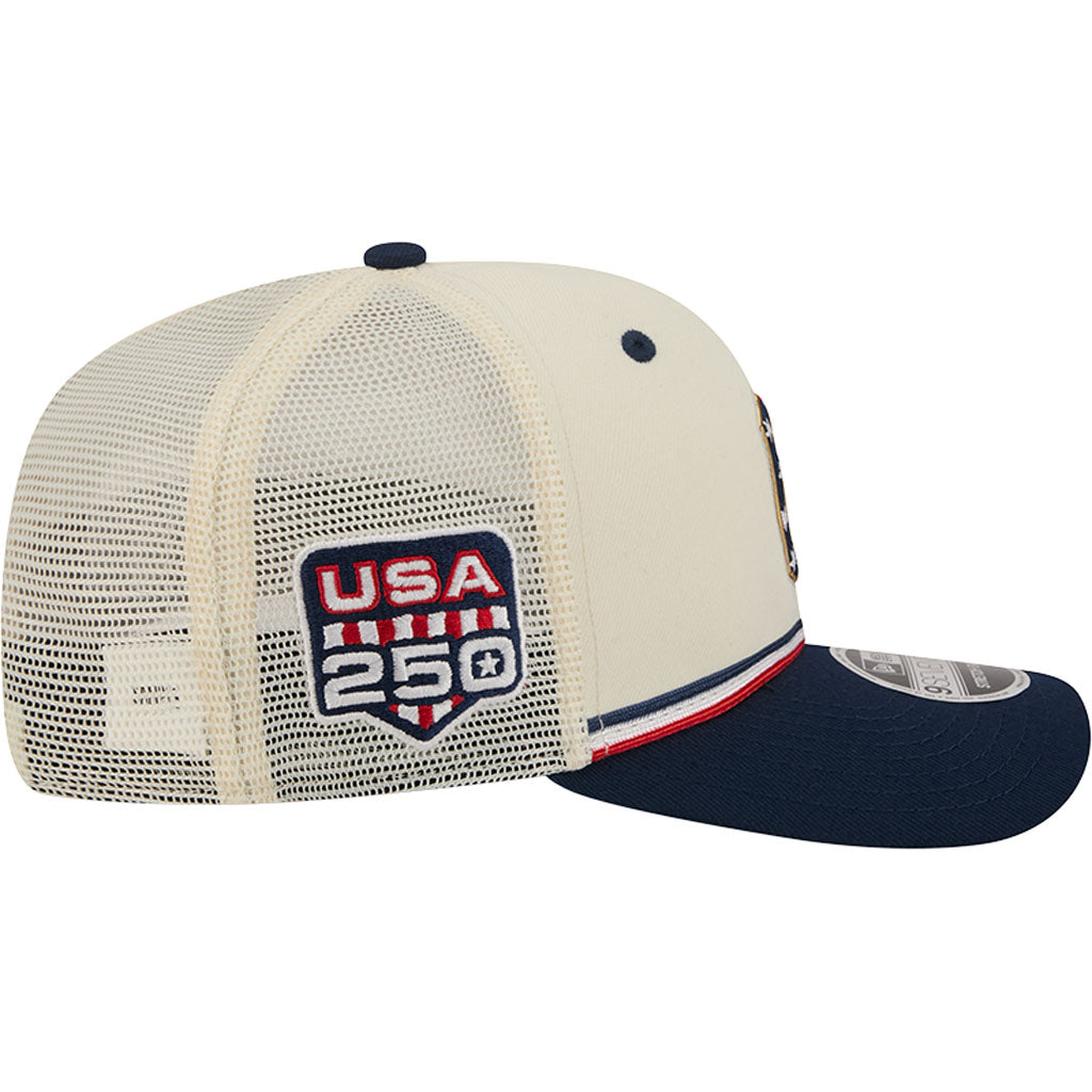 MLB Cleveland Guardians New Era 2026 4th of July 9SEVENTY Stretch Snapback Hat - Cream