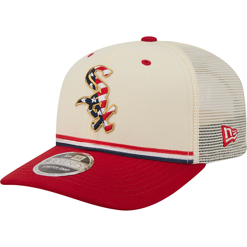 MLB Chicago White Sox New Era 2026 4th of July 9SEVENTY Stretch Snapback Hat - Cream