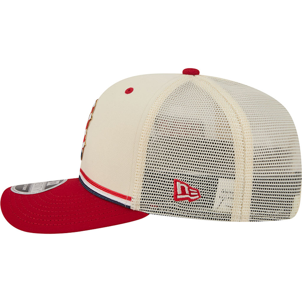 MLB Boston Red Sox New Era 2026 4th of July 9SEVENTY Stretch Snapback Hat - Cream