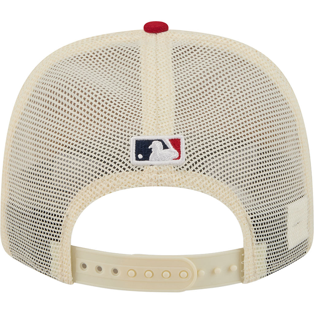 MLB Athletics New Era 2026 4th of July 9SEVENTY Stretch Snapback Hat - Cream