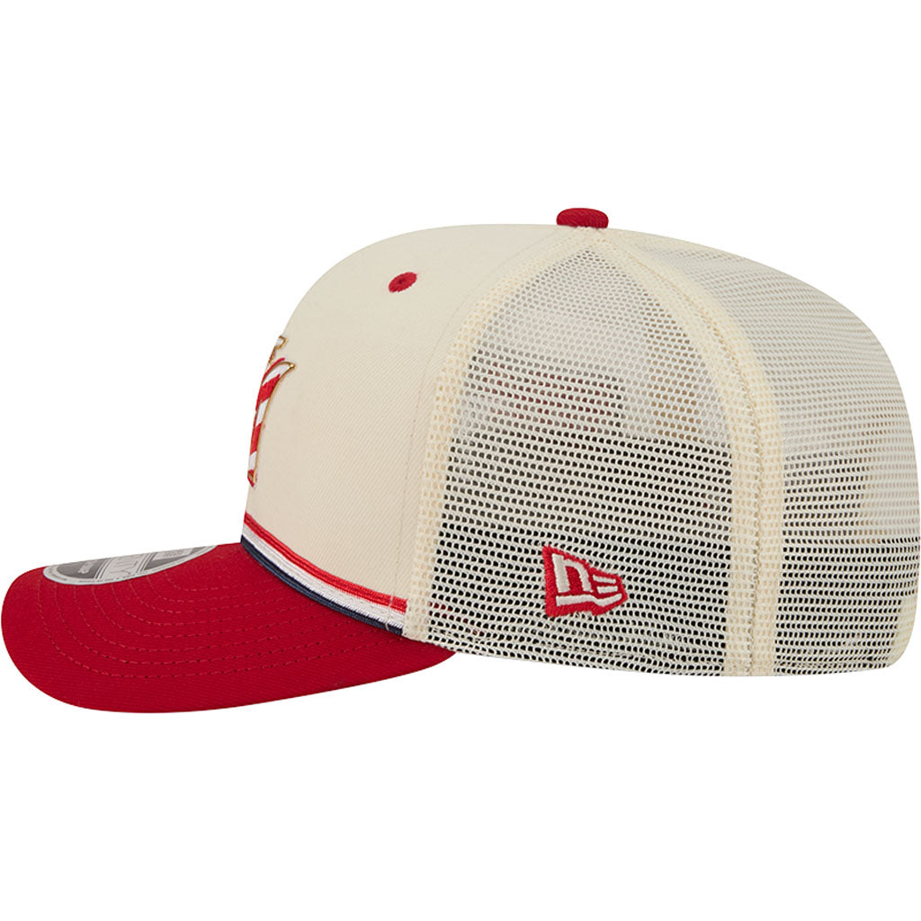 MLB Miami Marlins New Era 2026 4th of July 9SEVENTY Stretch Snapback Hat - Cream