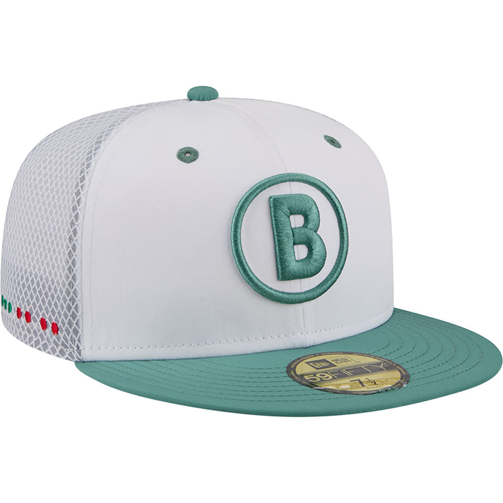 MLB Boston Red Sox New Era City Connect Batting Practice 59FIFTY Fitted Hat - White