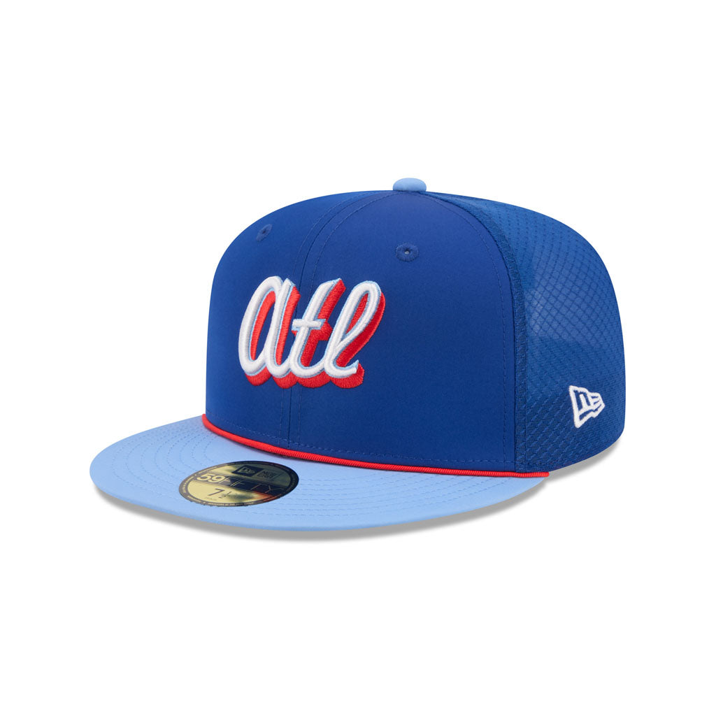 MLB Atlanta Braves New Era 2026 Batting Practice City Connect 59FIFTY Fitted Hat - Navy