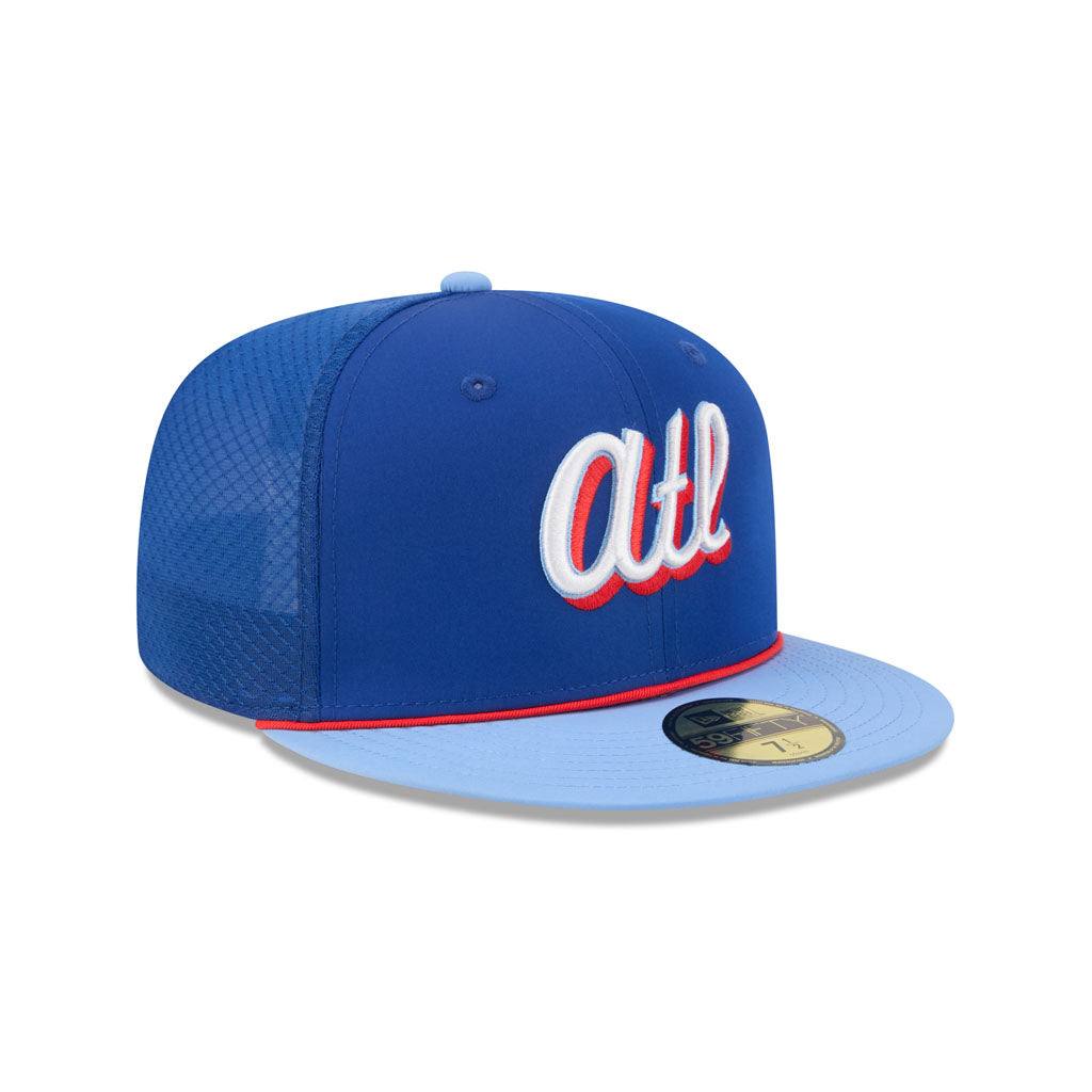 MLB Atlanta Braves New Era 2026 Batting Practice City Connect 59FIFTY Fitted Hat - Navy