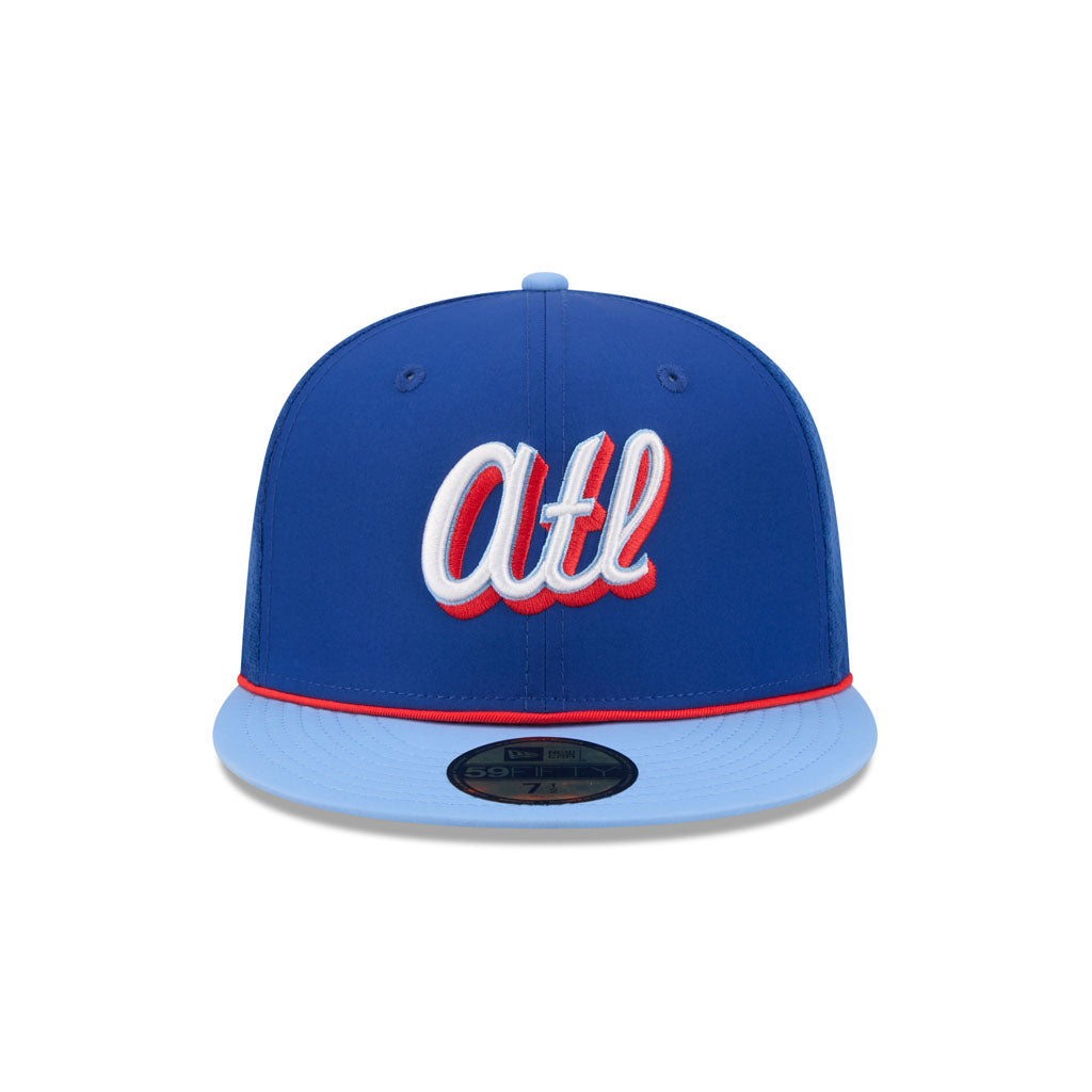 MLB Atlanta Braves New Era 2026 Batting Practice City Connect 59FIFTY Fitted Hat - Navy