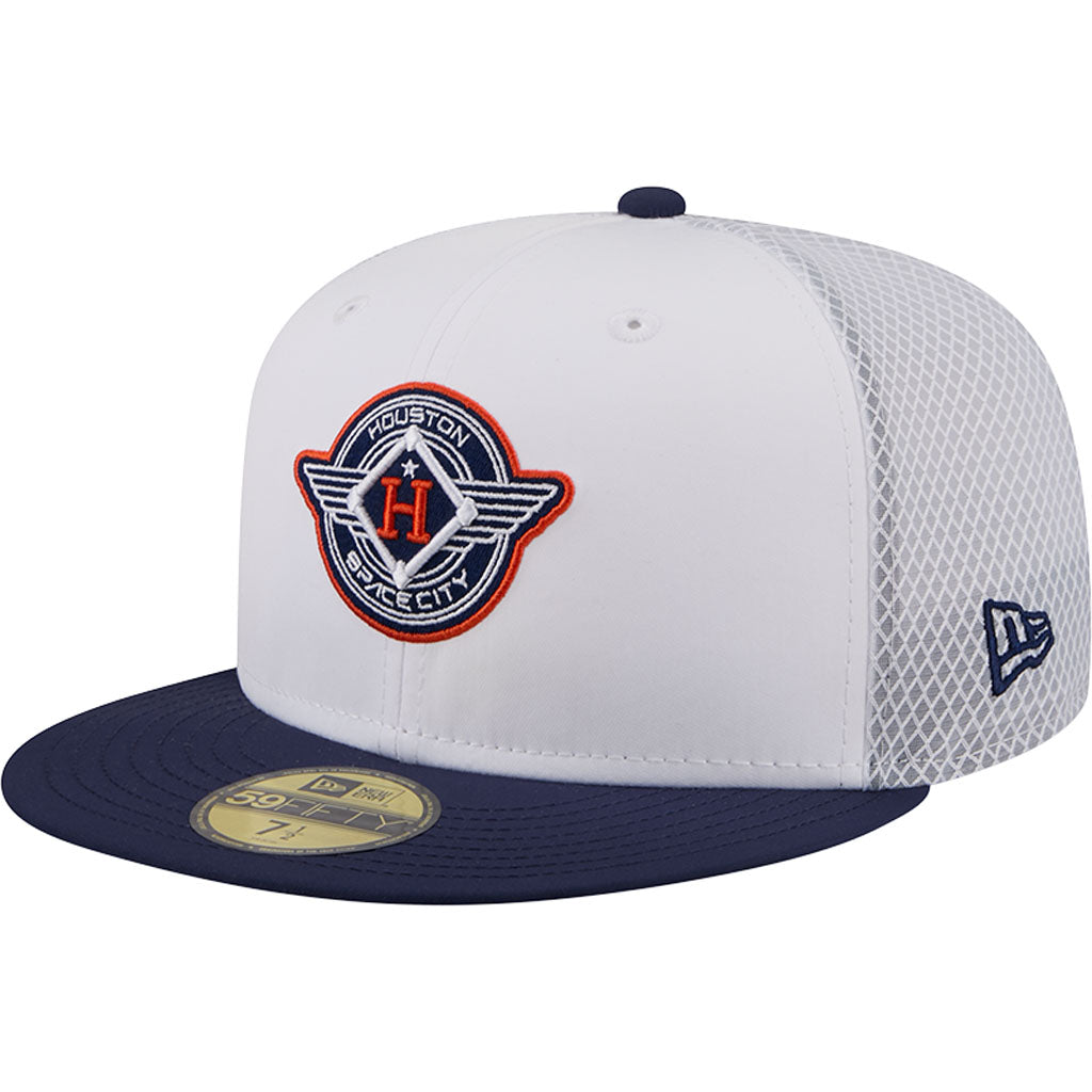MLB Houston Astros New Era City Connect Batting Practice 59FIFTY Fitted Hat - White