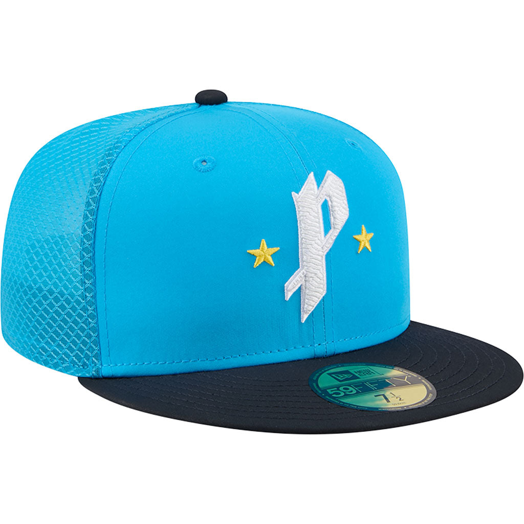 MLB Philadelphia Phillies New Era City Connect Batting Practice 59FIFTY Fitted Hat - Blue