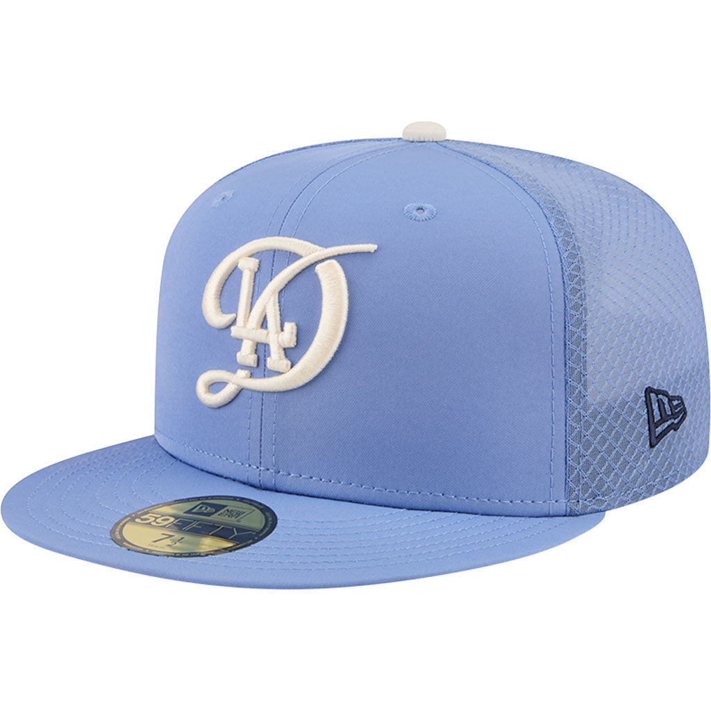 MLB Los Angeles Dodgers New Era City Connect Batting Practice 59FIFTY Fitted Hat - Blue