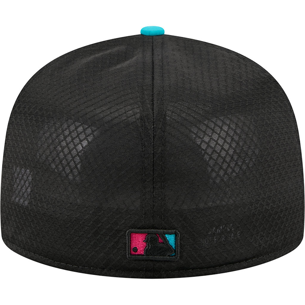 MLB Miami Marlins New Era City Connect Batting Practice 59FIFTY Fitted Hat - Black