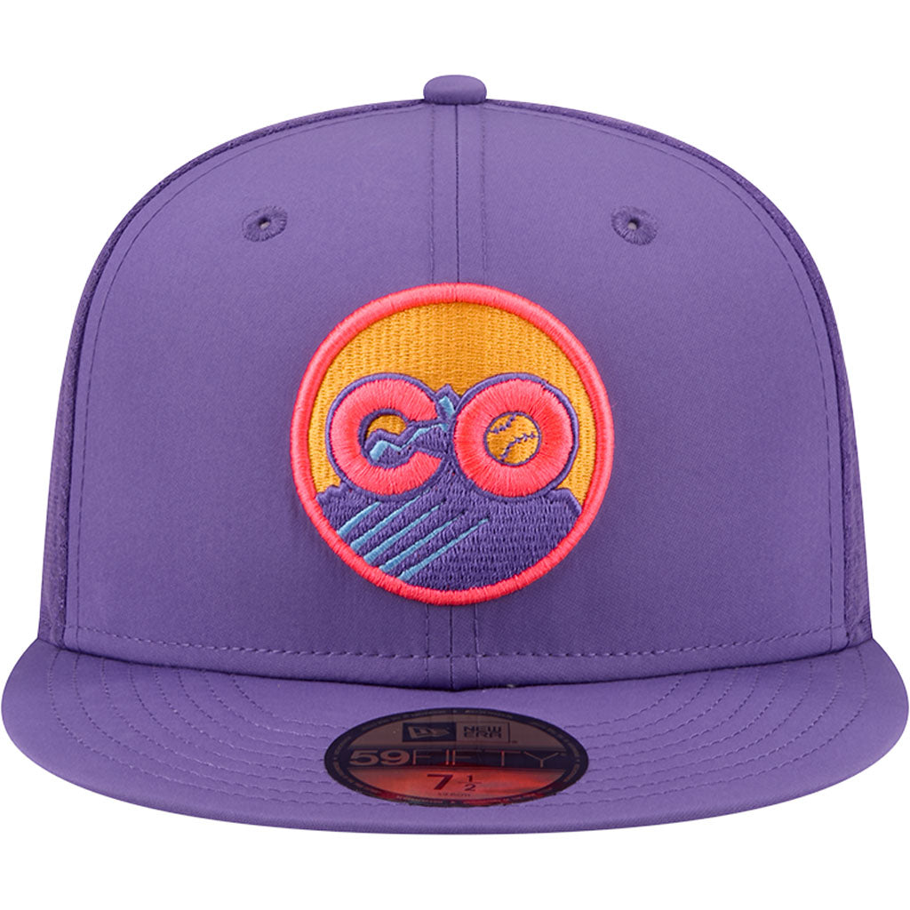 MLB Colorado Rockies New Era City Connect Batting Practice 59FIFTY Fitted Hat - Purple