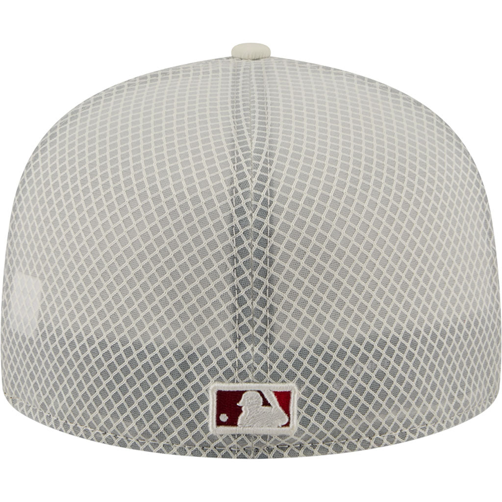 MLB Los Angeles Angels New Era City Connect Batting Practice 59FIFTY Fitted Hat - Cream