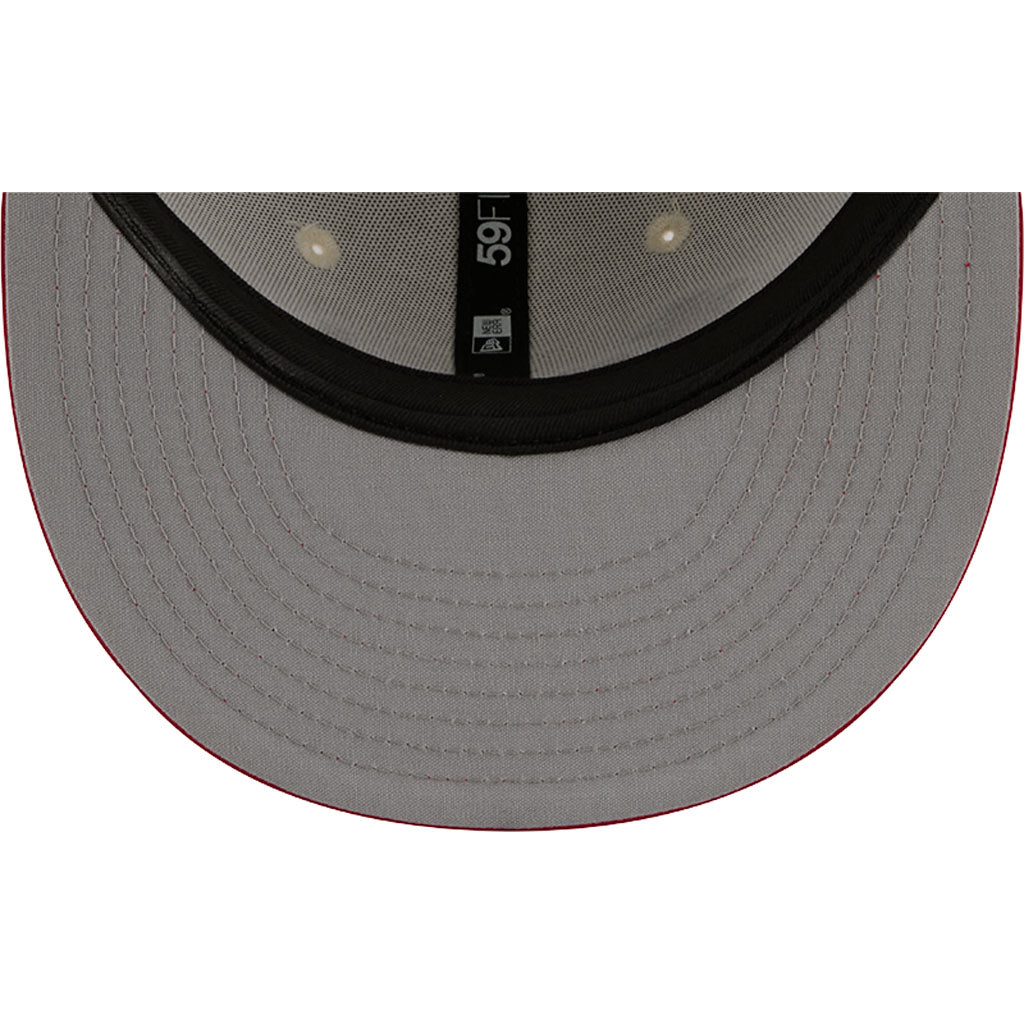 MLB Los Angeles Angels New Era City Connect Batting Practice 59FIFTY Fitted Hat - Cream