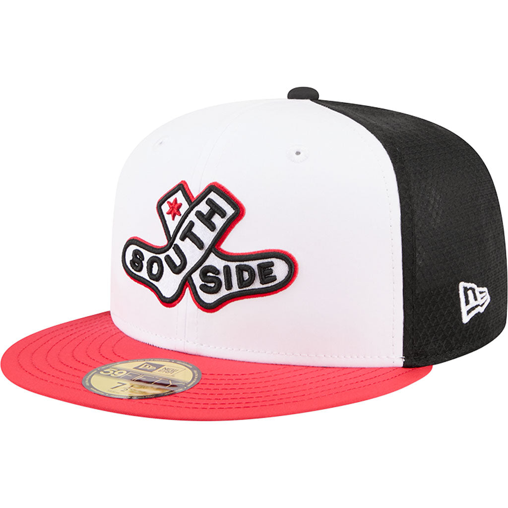 MLB Chicago White Sox New Era City Connect Batting Practice 59FIFTY Fitted Hat - White