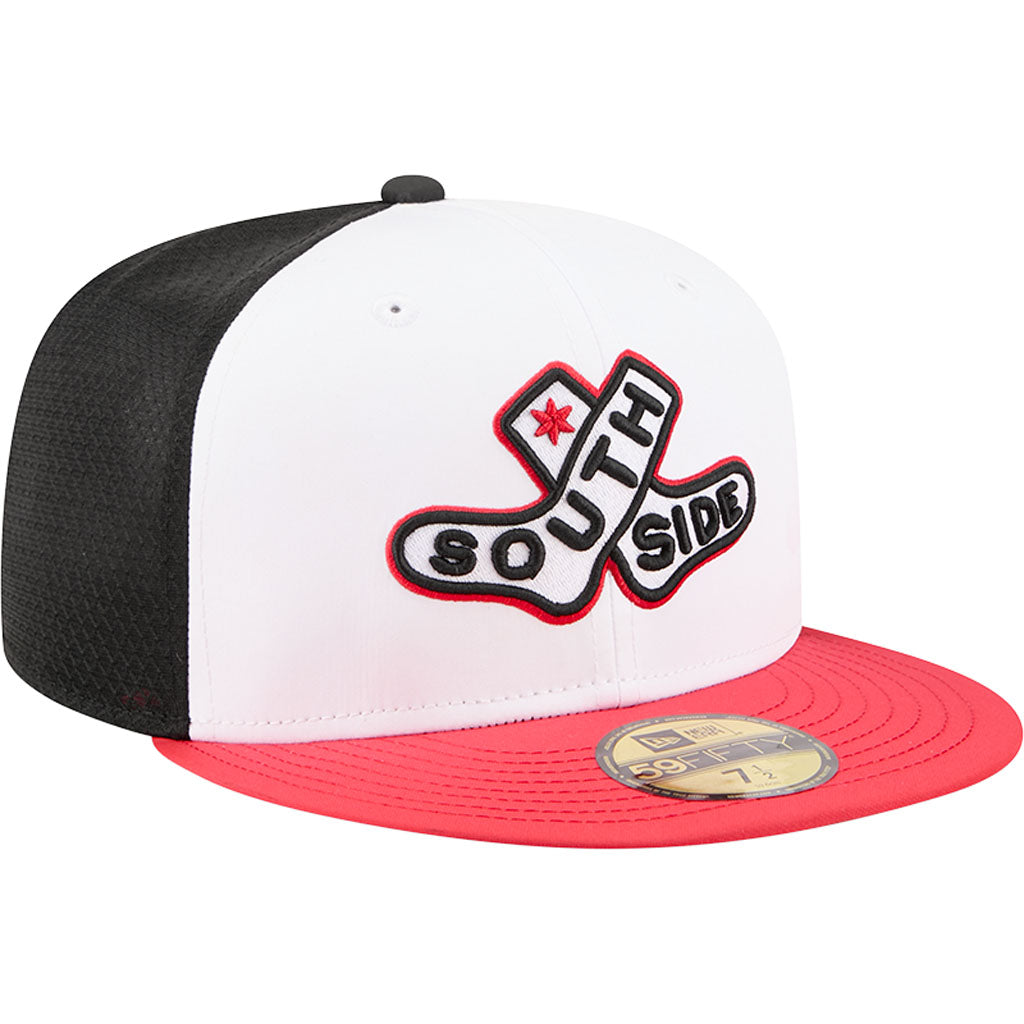 MLB Chicago White Sox New Era City Connect Batting Practice 59FIFTY Fitted Hat - White