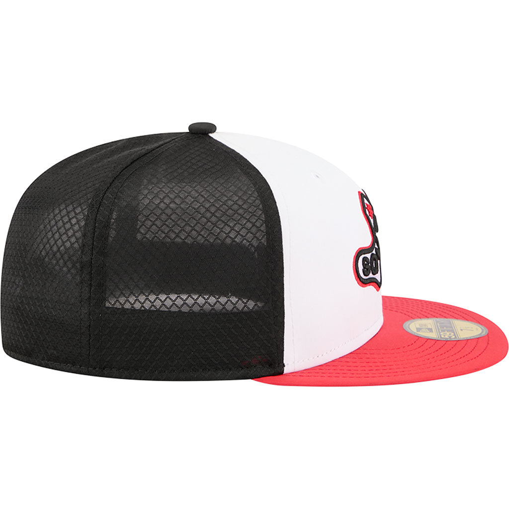 MLB Chicago White Sox New Era City Connect Batting Practice 59FIFTY Fitted Hat - White