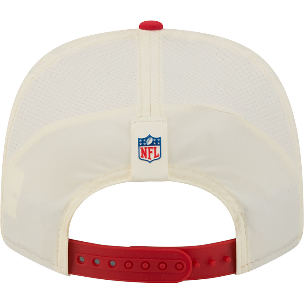 NFL Kansas City Chiefs New Era 2026 Training 9SEVENTY Stretch Snapback Hat - Cream