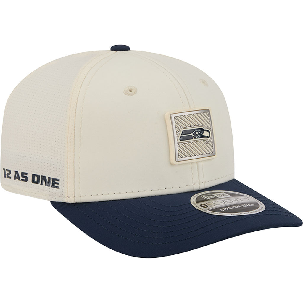 NFL Seattle Seahawks New Era 2026 Training 9SEVENTY Stretch Snapback Hat - Cream