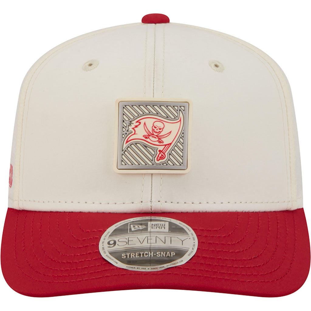NFL Tampa Bay Buccaneers New Era 2026 Training 9SEVENTY Stretch Snapback Hat - Cream