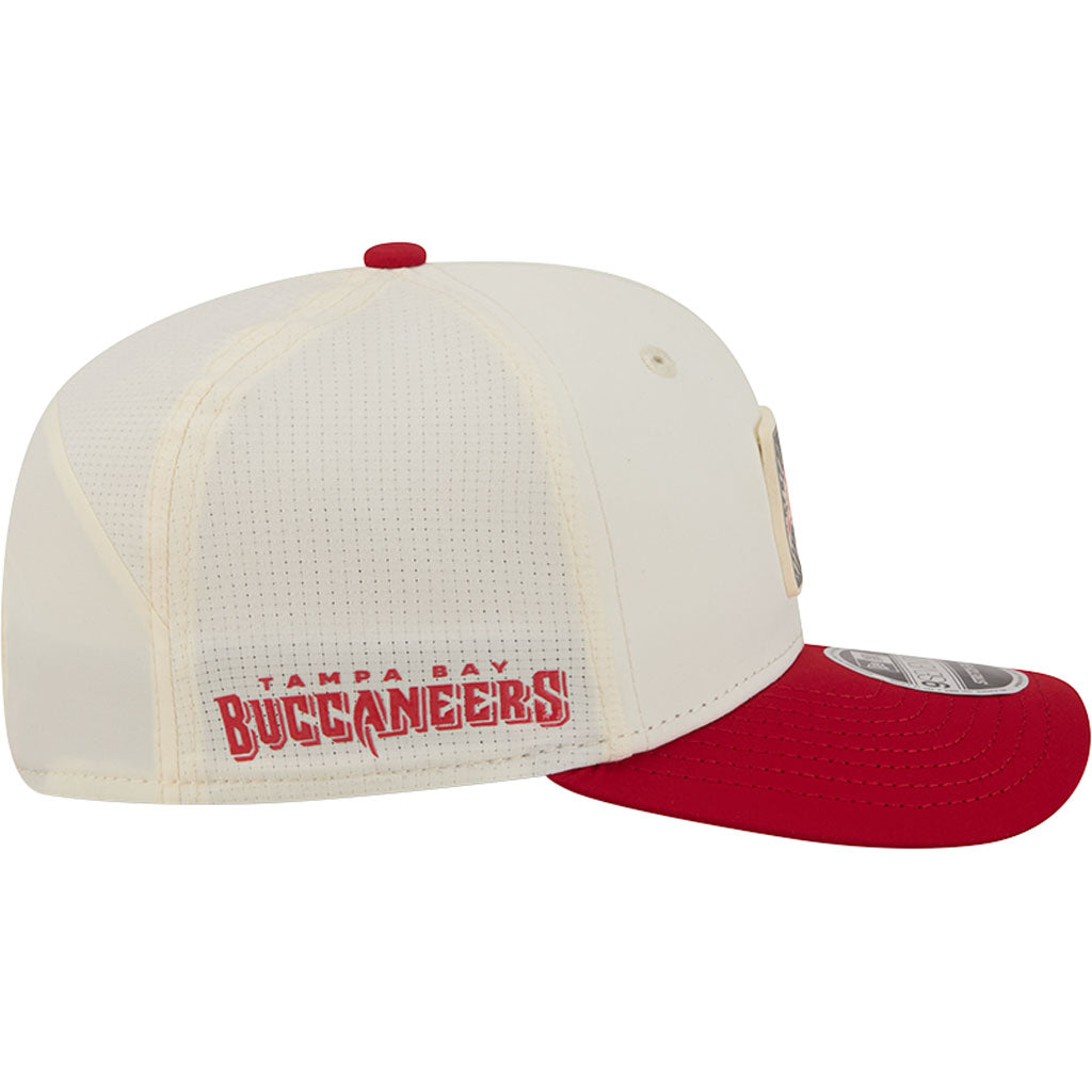 NFL Tampa Bay Buccaneers New Era 2026 Training 9SEVENTY Stretch Snapback Hat - Cream