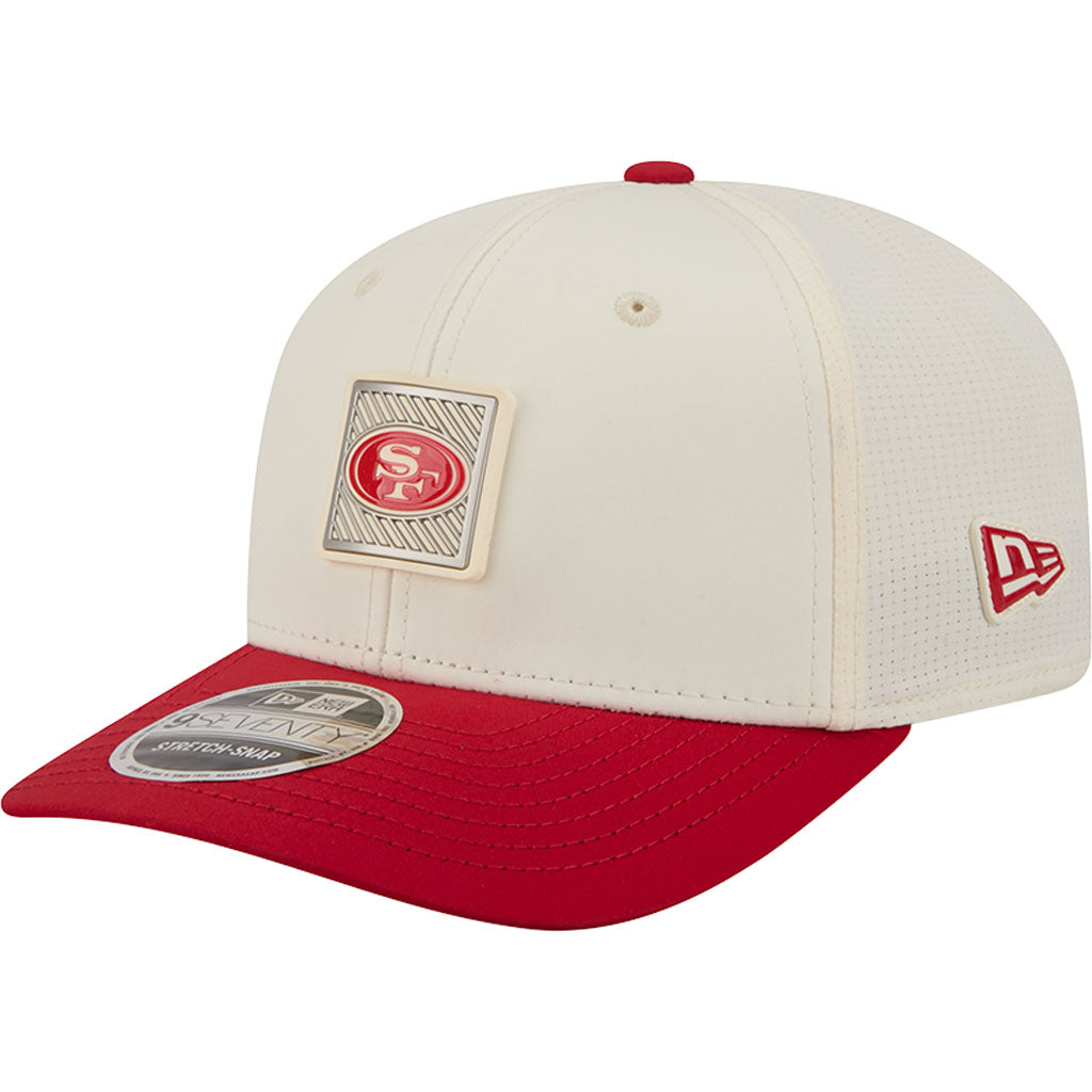 NFL San Francisco 49ers New Era 2026 Training 9SEVENTY Stretch Snapback Hat - Cream