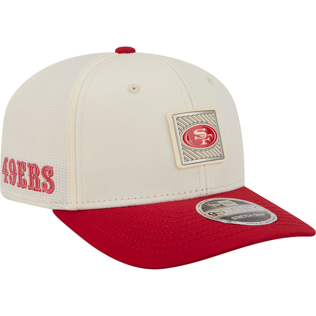 NFL San Francisco 49ers New Era 2026 Training 9SEVENTY Stretch Snapback Hat - Cream