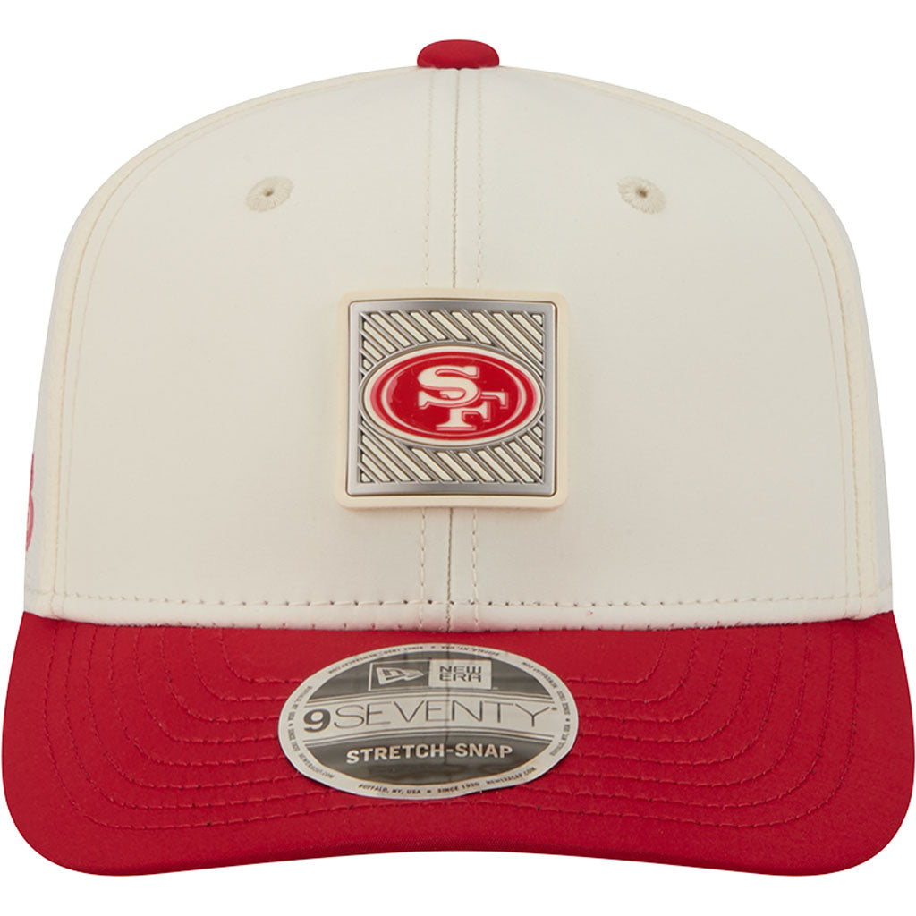 NFL San Francisco 49ers New Era 2026 Training 9SEVENTY Stretch Snapback Hat - Cream