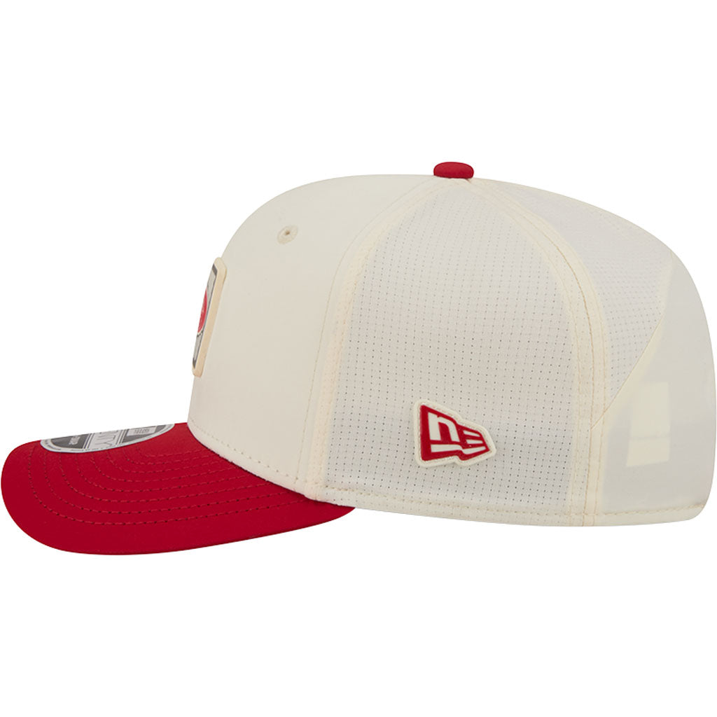 NFL San Francisco 49ers New Era 2026 Training 9SEVENTY Stretch Snapback Hat - Cream