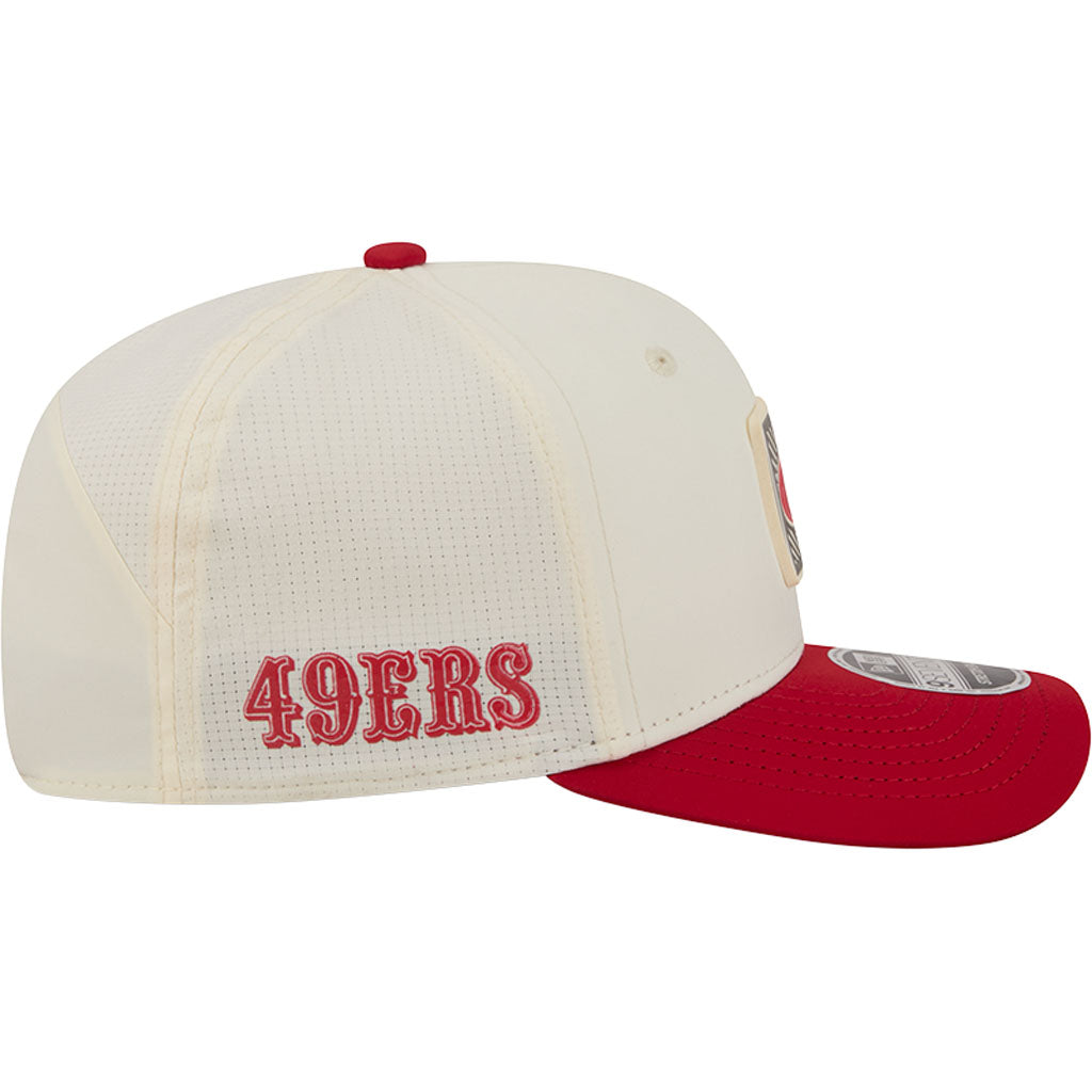 NFL San Francisco 49ers New Era 2026 Training 9SEVENTY Stretch Snapback Hat - Cream