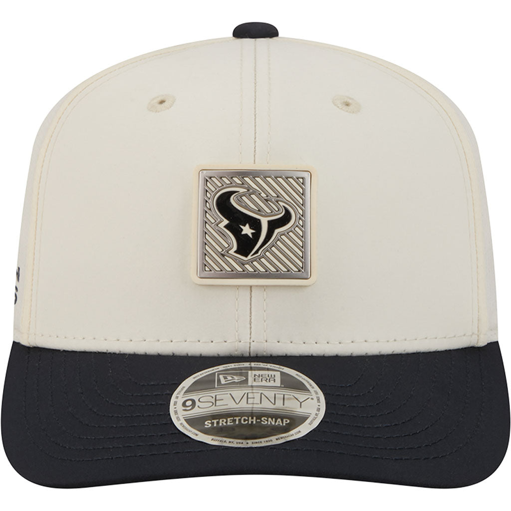 NFL Houston Texans New Era 2026 Training 9SEVENTY Stretch Snapback Hat - Cream