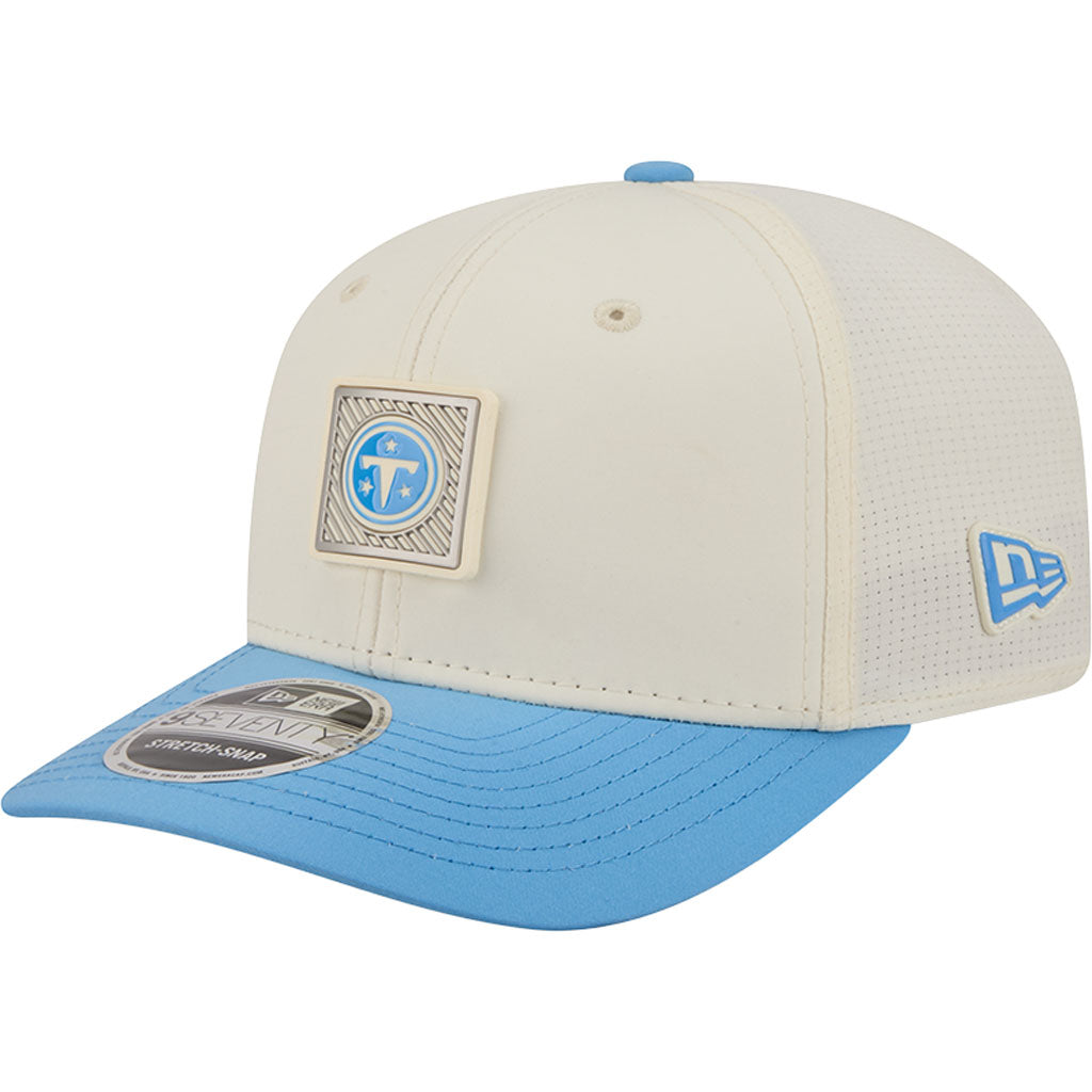 NFL Tennessee Titans New Era 2026 Training 9SEVENTY Stretch Snapback Hat - Cream