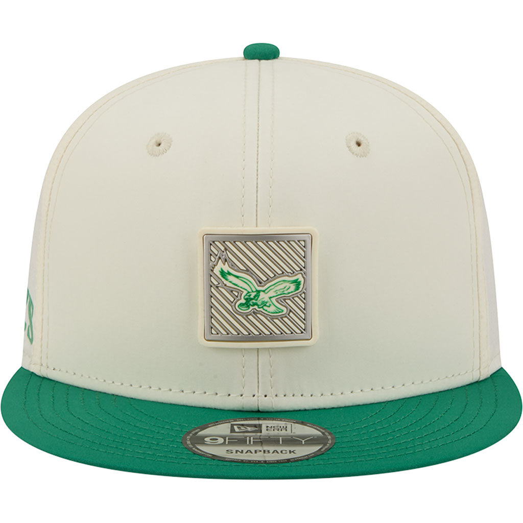 NFL Philadelphia Eagles New Era 2026 Training 9FIFTY Snapback Hat - Cream