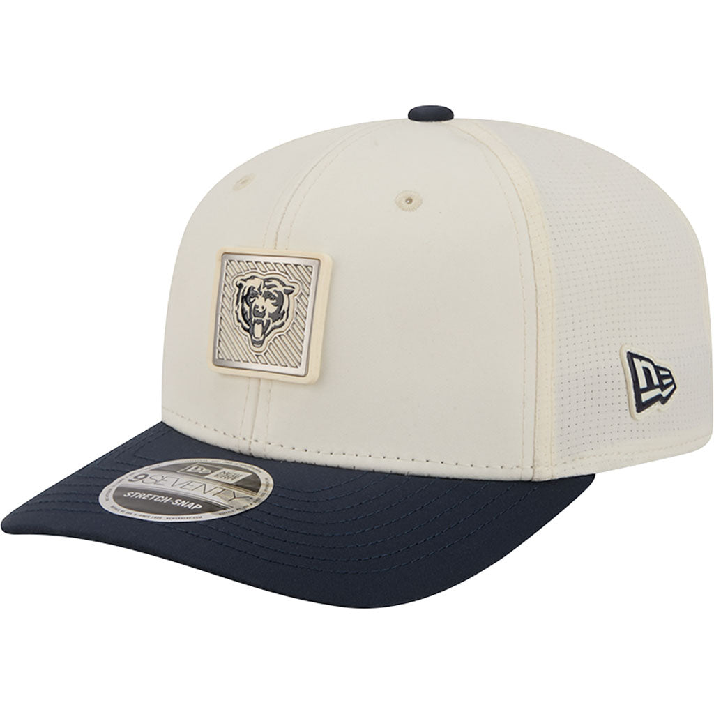NFL Chicago Bears New Era 2026 Training 9SEVENTY Stretch Snapback Hat - Cream