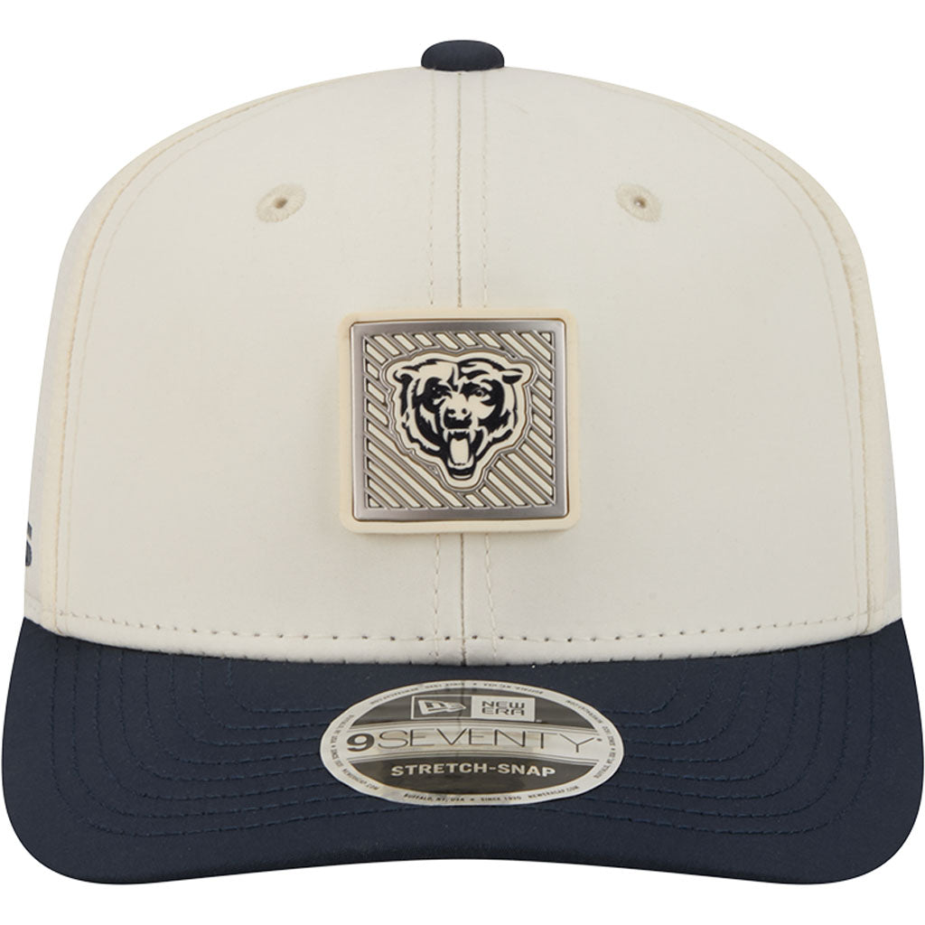 NFL Chicago Bears New Era 2026 Training 9SEVENTY Stretch Snapback Hat - Cream