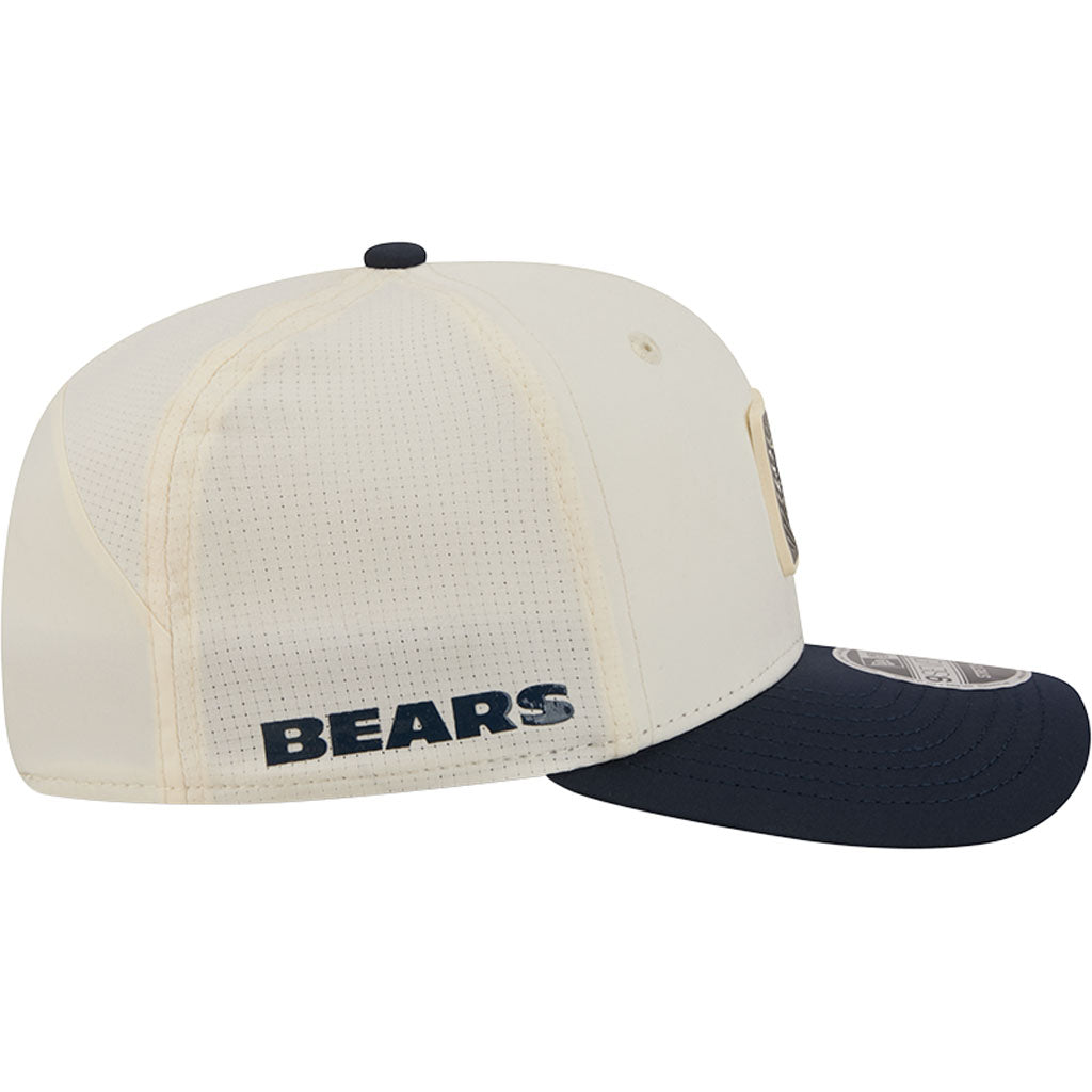 NFL Chicago Bears New Era 2026 Training 9SEVENTY Stretch Snapback Hat - Cream