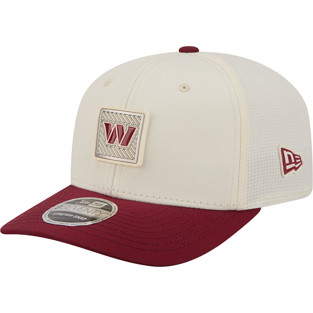 NFL Washington Commanders New Era 2026 Training 9SEVENTY Stretch Snapback Hat - Cream