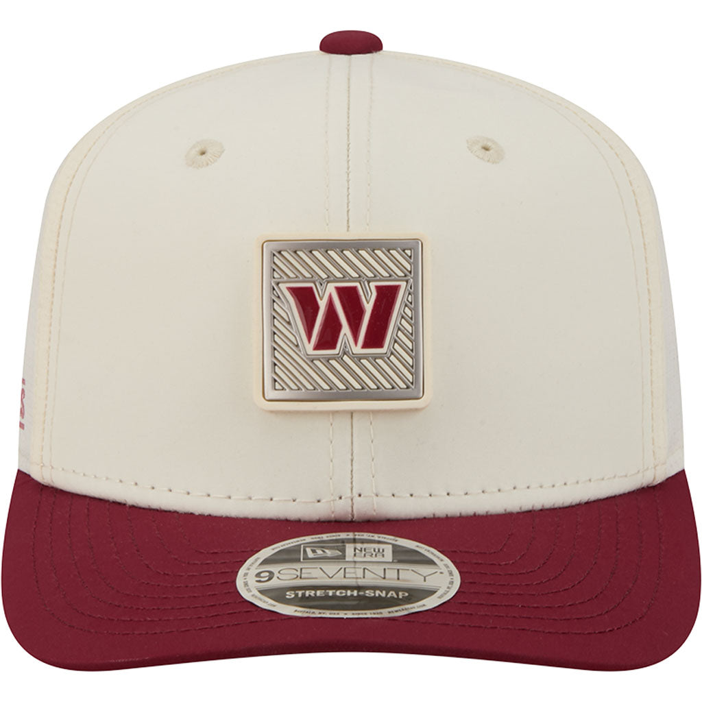 NFL Washington Commanders New Era 2026 Training 9SEVENTY Stretch Snapback Hat - Cream