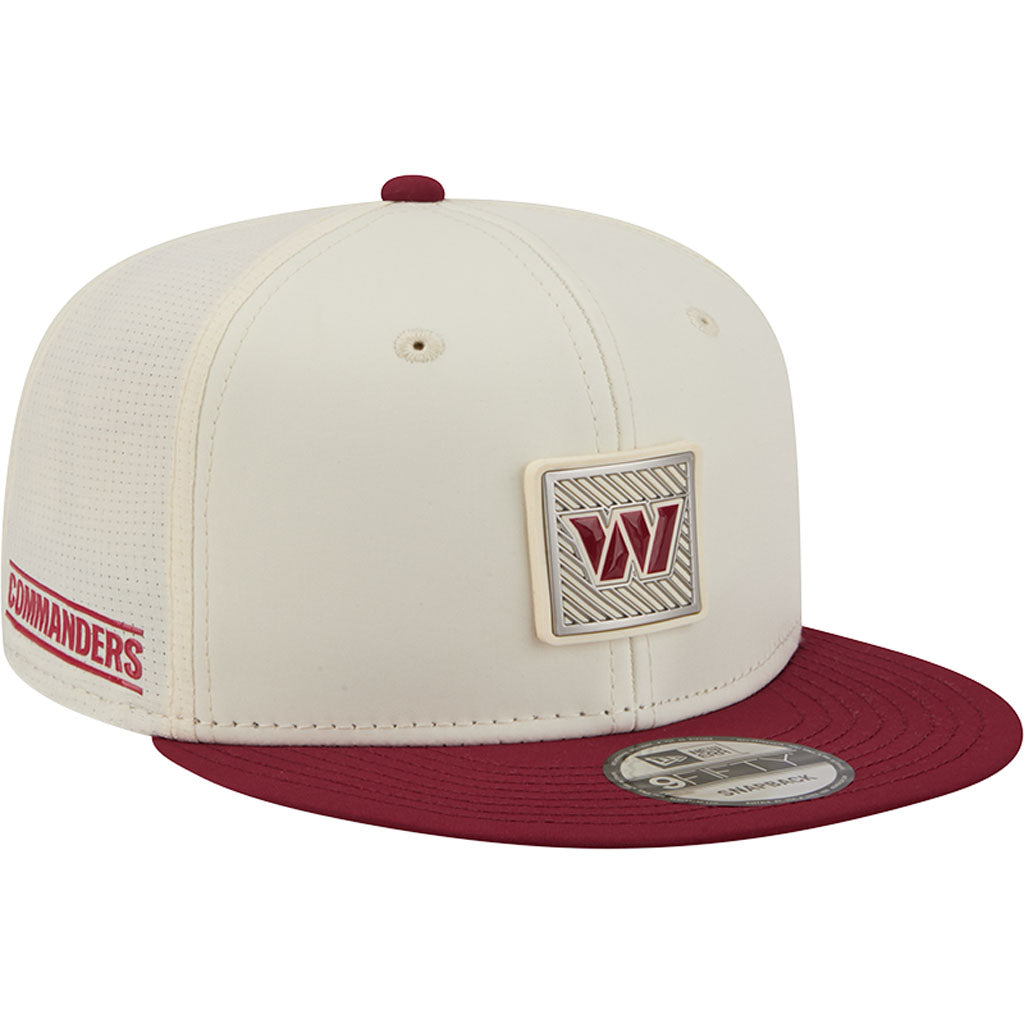 NFL Washington Commanders New Era 2026 Training 9FIFTY Snapback Hat - Cream