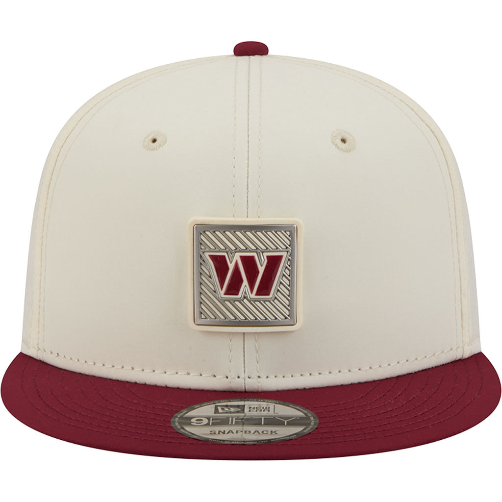 NFL Washington Commanders New Era 2026 Training 9FIFTY Snapback Hat - Cream