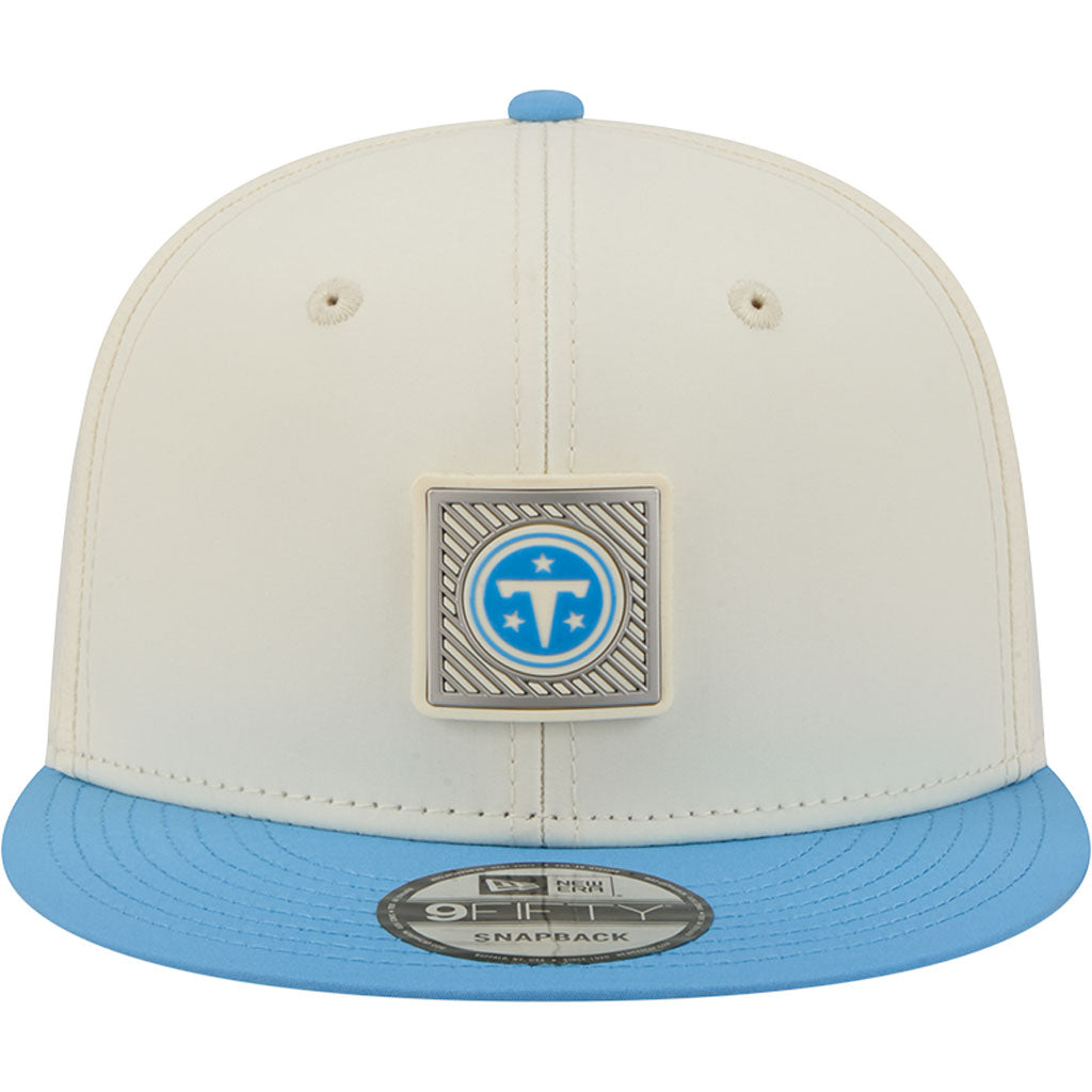 NFL Tennessee Titans New Era 2026 Training 9FIFTY Snapback Hat - Cream