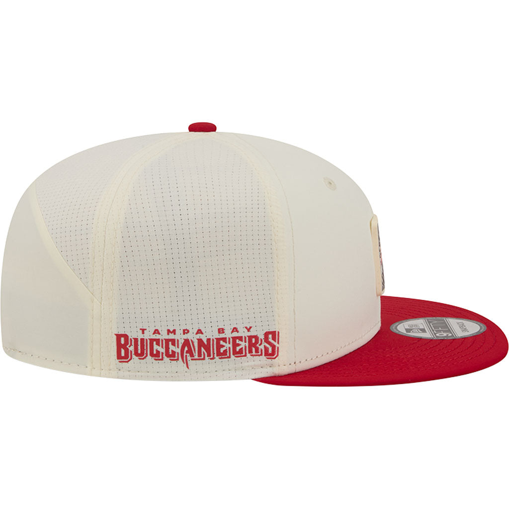 NFL Tampa Bay Buccaneers New Era 2026 Training 9FIFTY Snapback Hat - Cream