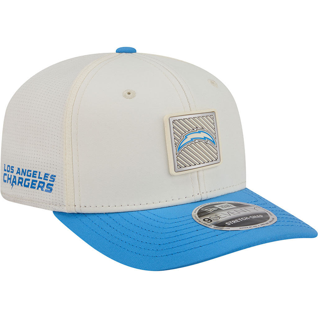NFL Los Angeles Chargers New Era 2026 Training 9SEVENTY Stretch Snapback Hat - Cream
