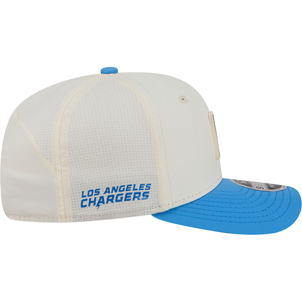 NFL Los Angeles Chargers New Era 2026 Training 9SEVENTY Stretch Snapback Hat - Cream