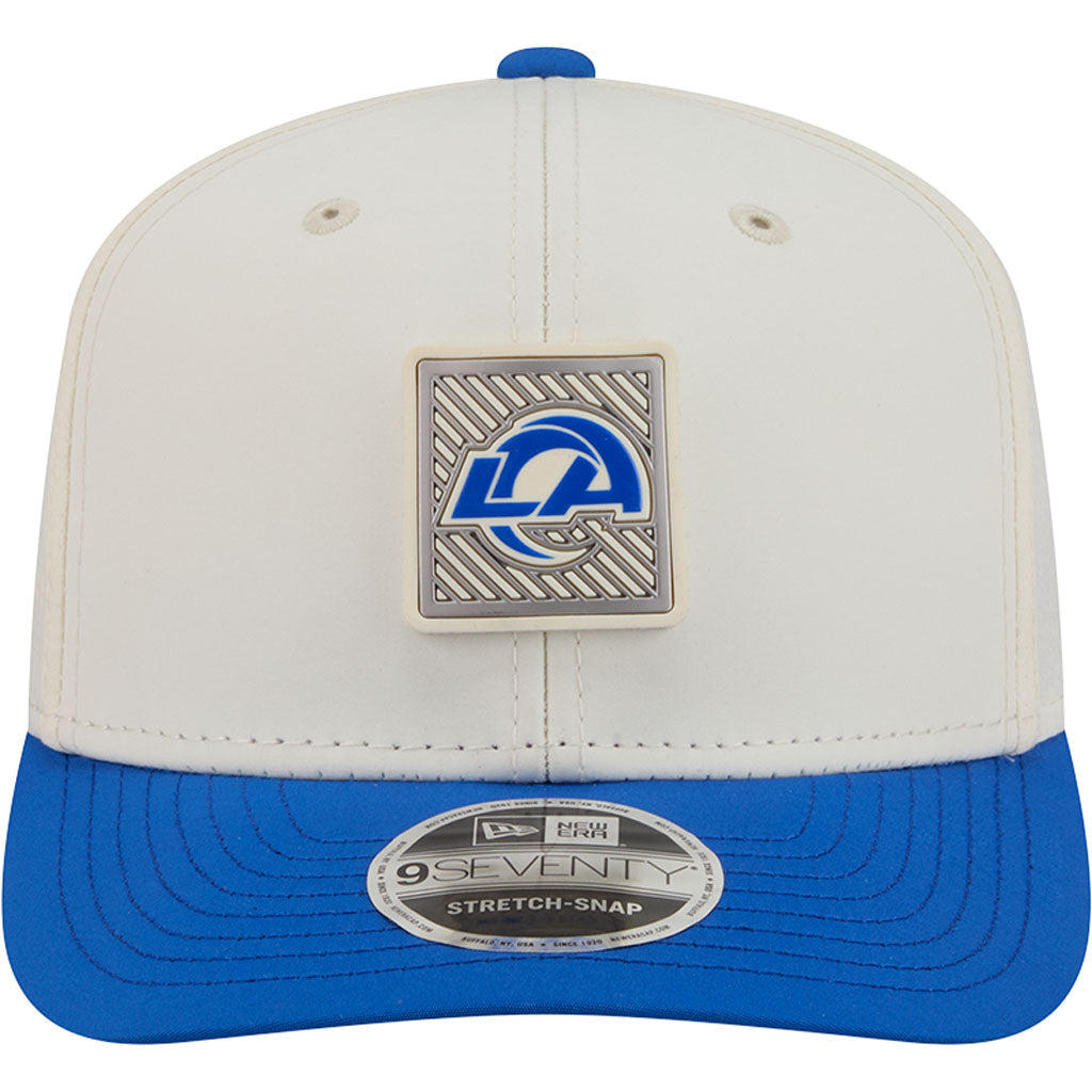 NFL Los Angeles Rams New Era 2026 Training 9SEVENTY Stretch Snapback Hat - Cream